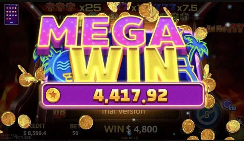 Hot Fire 777 - Veliki dobitak na Prize Lineu